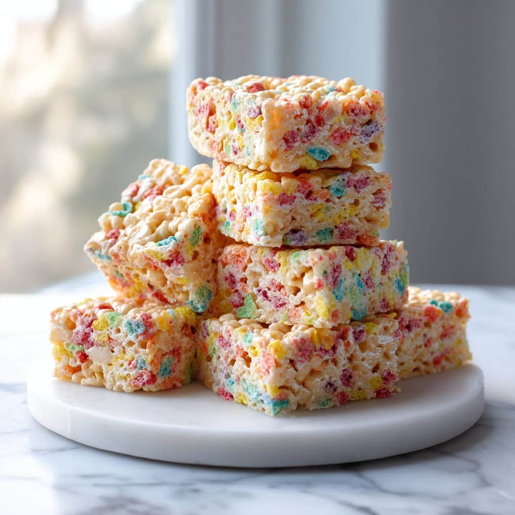 Fruity Pebbles Rice Krispie Treats