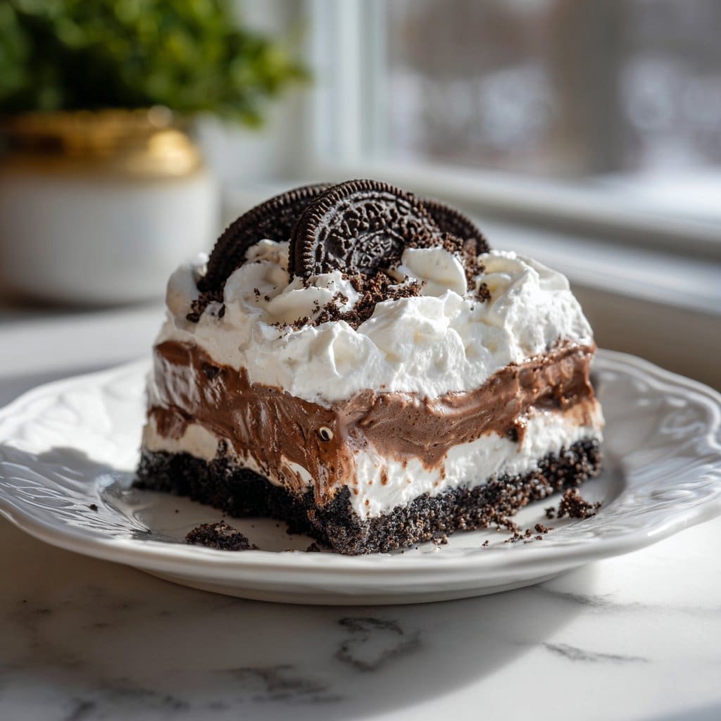 Indulge in Layered No-Bake Oreo Dessert Today! 4 Layered No-Bake Oreo Dessert