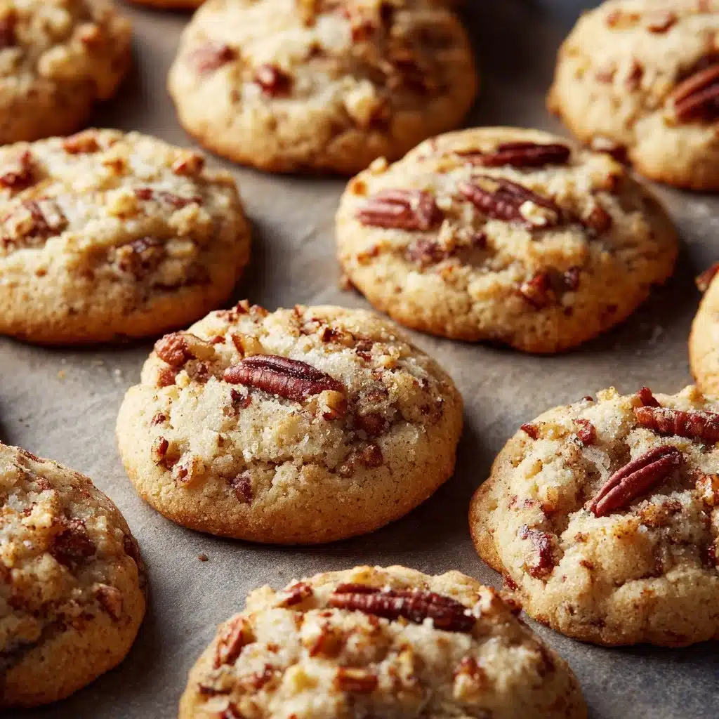 Delicious homemade Butter Pecan Cookies with a buttery texture and crunchy pecans