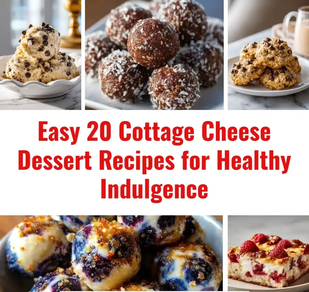 20 easy cottage cheese dessert recipes for healthy indulgence