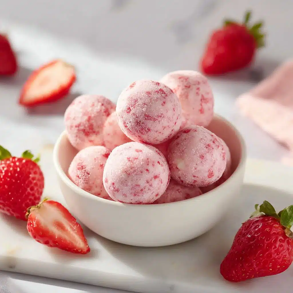 Easy Strawberry Yogurt Bites