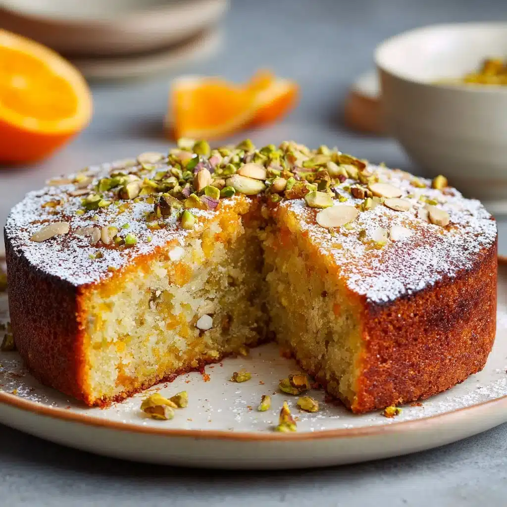 Flourless Orange Pistachio and Almond Cake