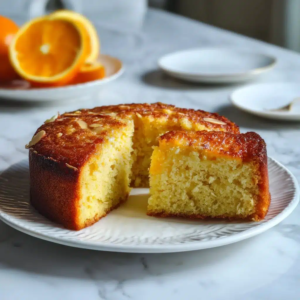 Italian almond & orange cake