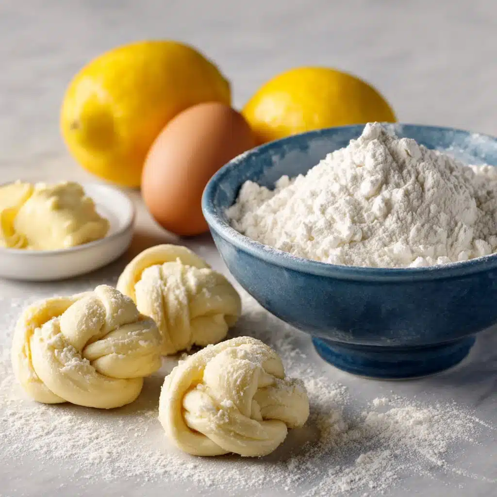 Italian Lemon Knot Cookies (Lemon Tarallucci)