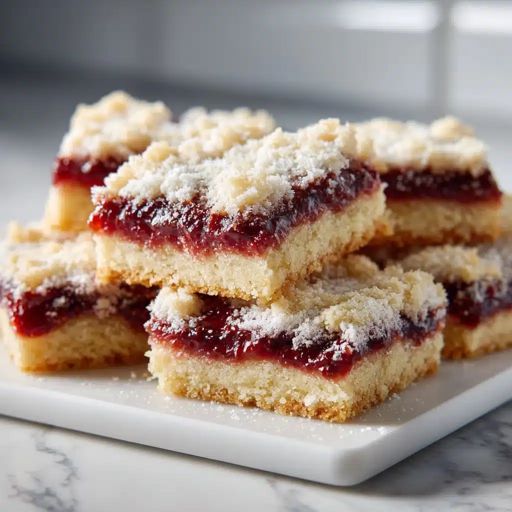 Jam Shortbread Bars