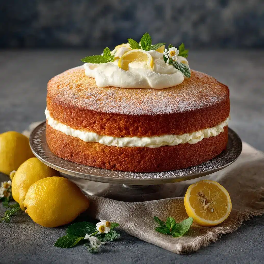 Lemon Mascarpone Cake