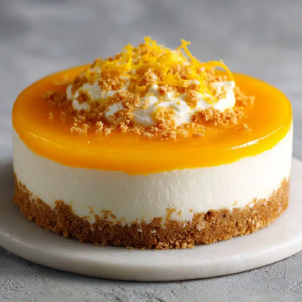 No-Bake Orange Creamsicle Cheesecake