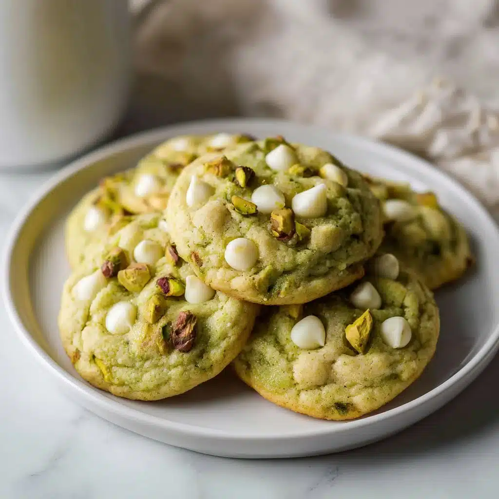 Pistachio Pudding Cookies
