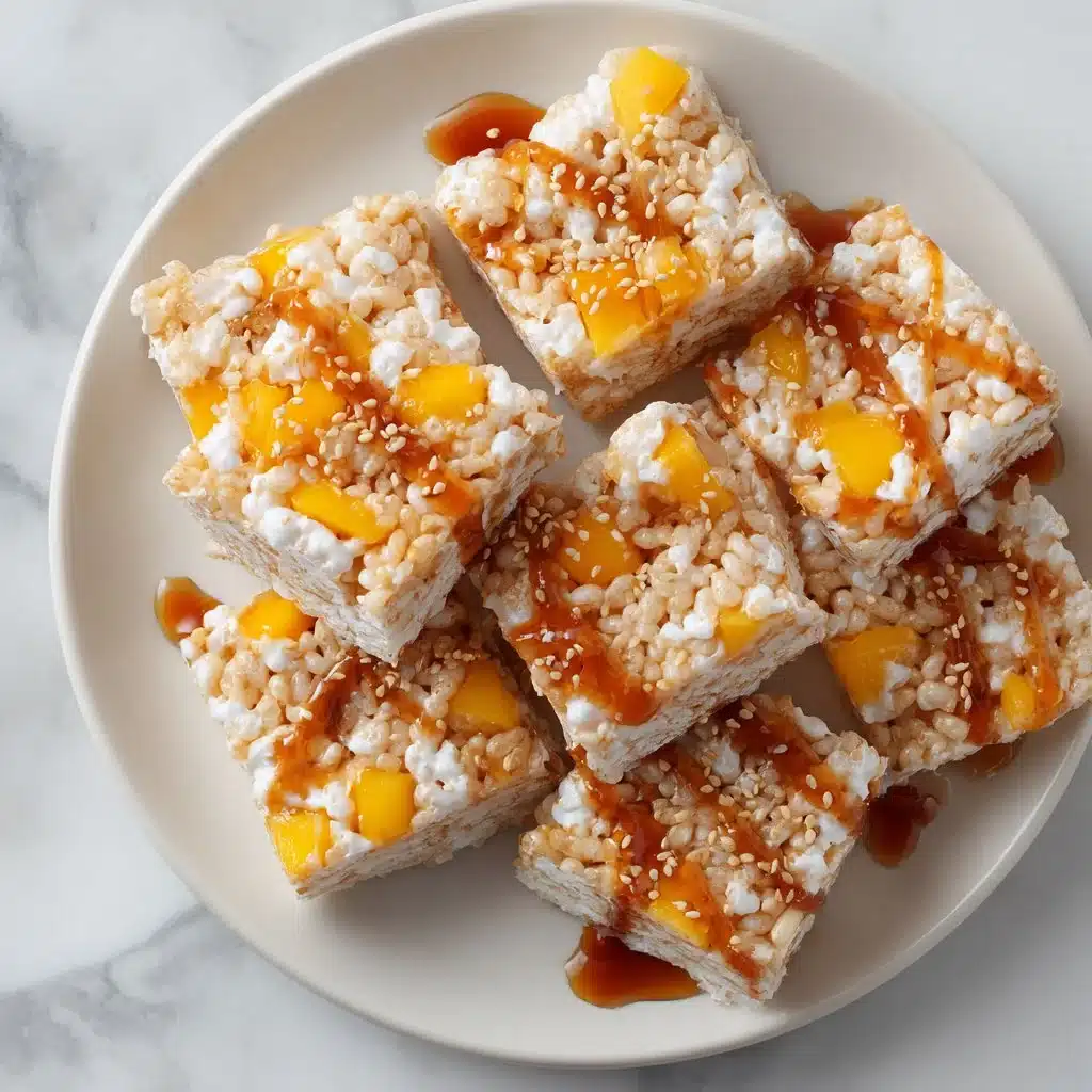 Thai Mango Sticky Rice Crispy Treats