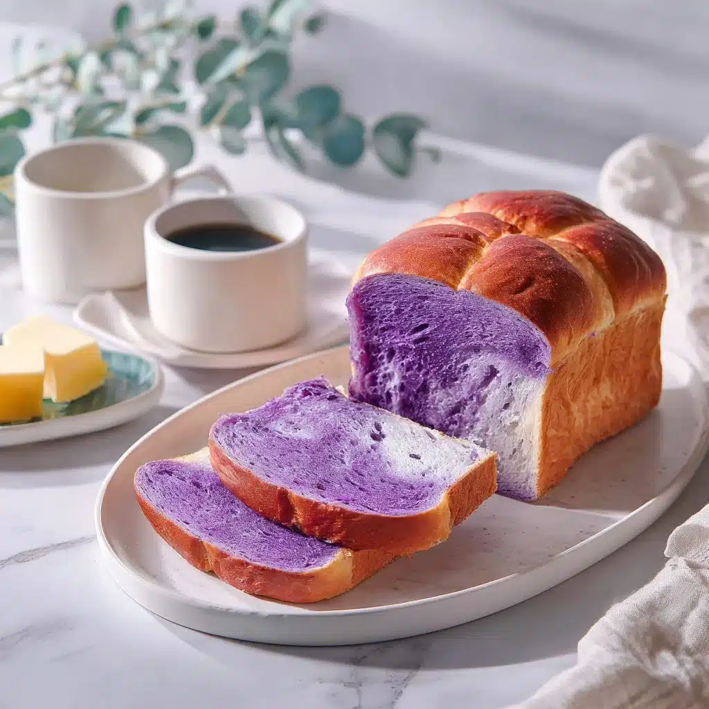 Ube Milk Bread (Tangzhong Method)