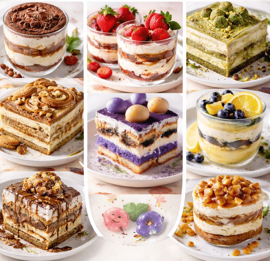 Delicious tiramisu dessert made with coffee, mascarpone, and cocoa powder