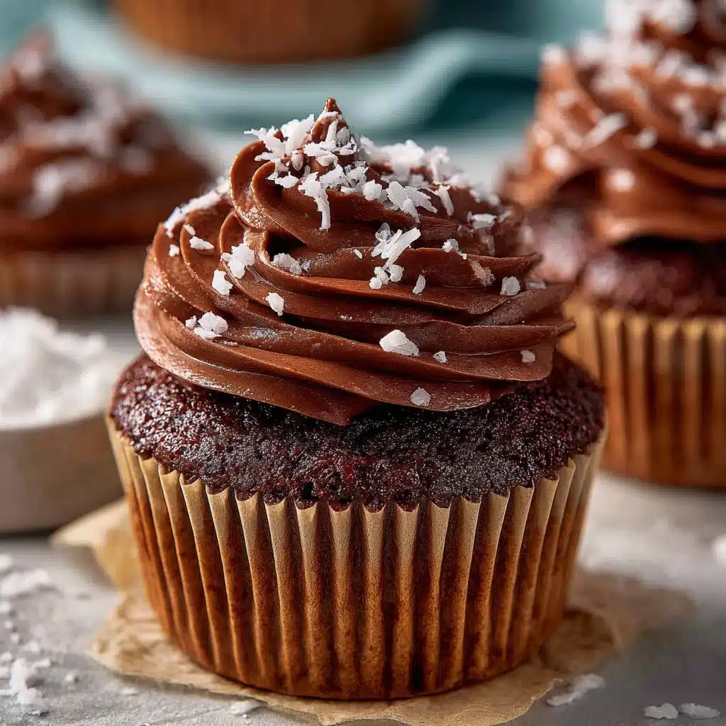 Coconut Chocolate Easter Cupcakes