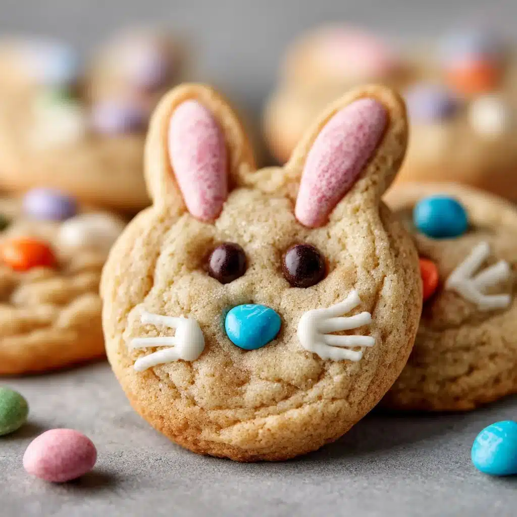 Home Page 2 Easter Bunny M&M Cookies decorated for a festive celebration