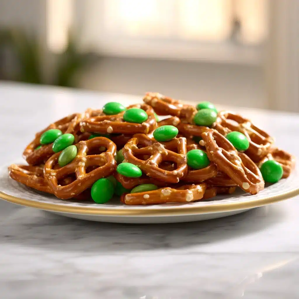 Easy Shamrock Pretzel Bites 4 Easy Shamrock Pretzel Bites