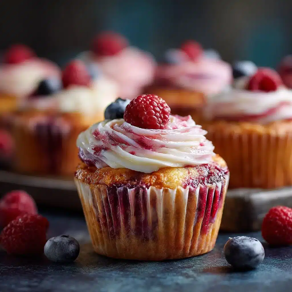 Berry Swirl Cupcakes