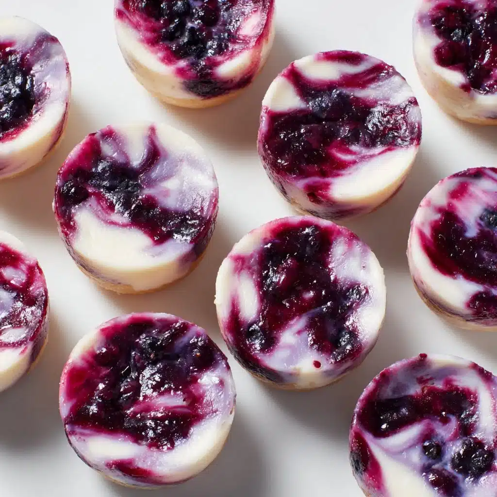 Blueberry Swirl Yogurt Bites