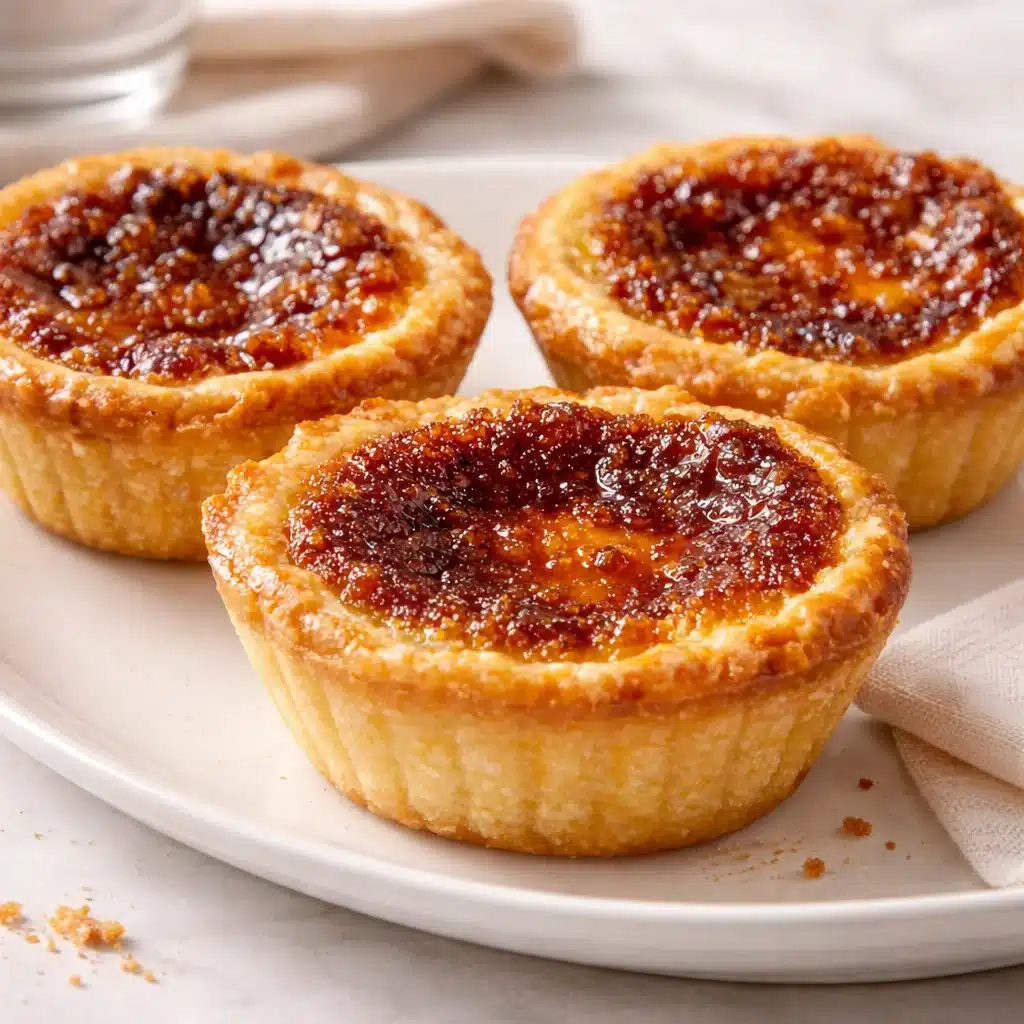 Home Page 5 Homemade Canadian Maple Butter Tarts on a wooden table