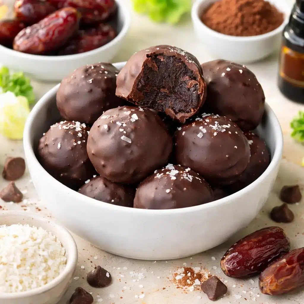 Home Page 2 Homemade chocolate date truffles made with cocoa and natural sweeteners