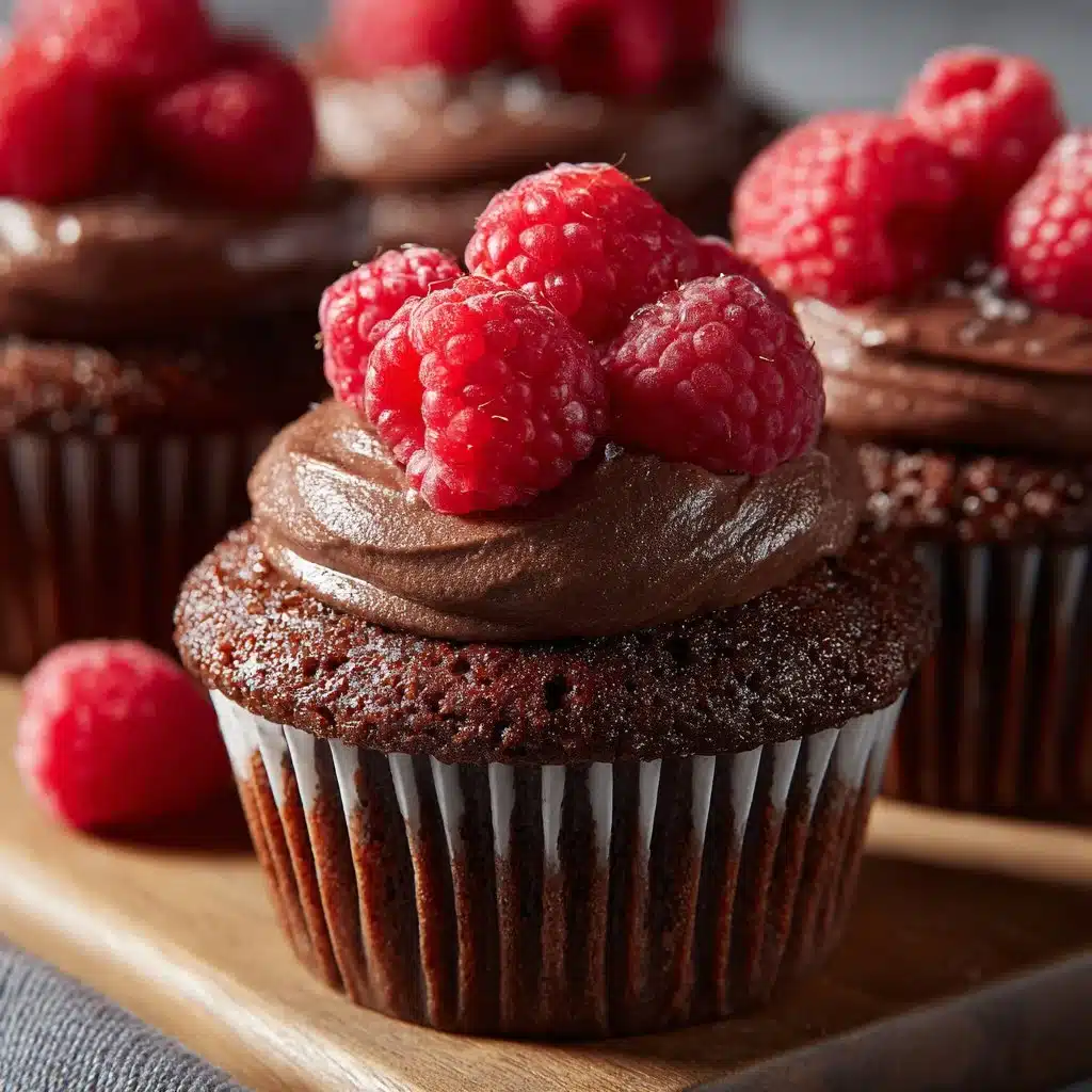 Chocolate Raspberry Cupcakes