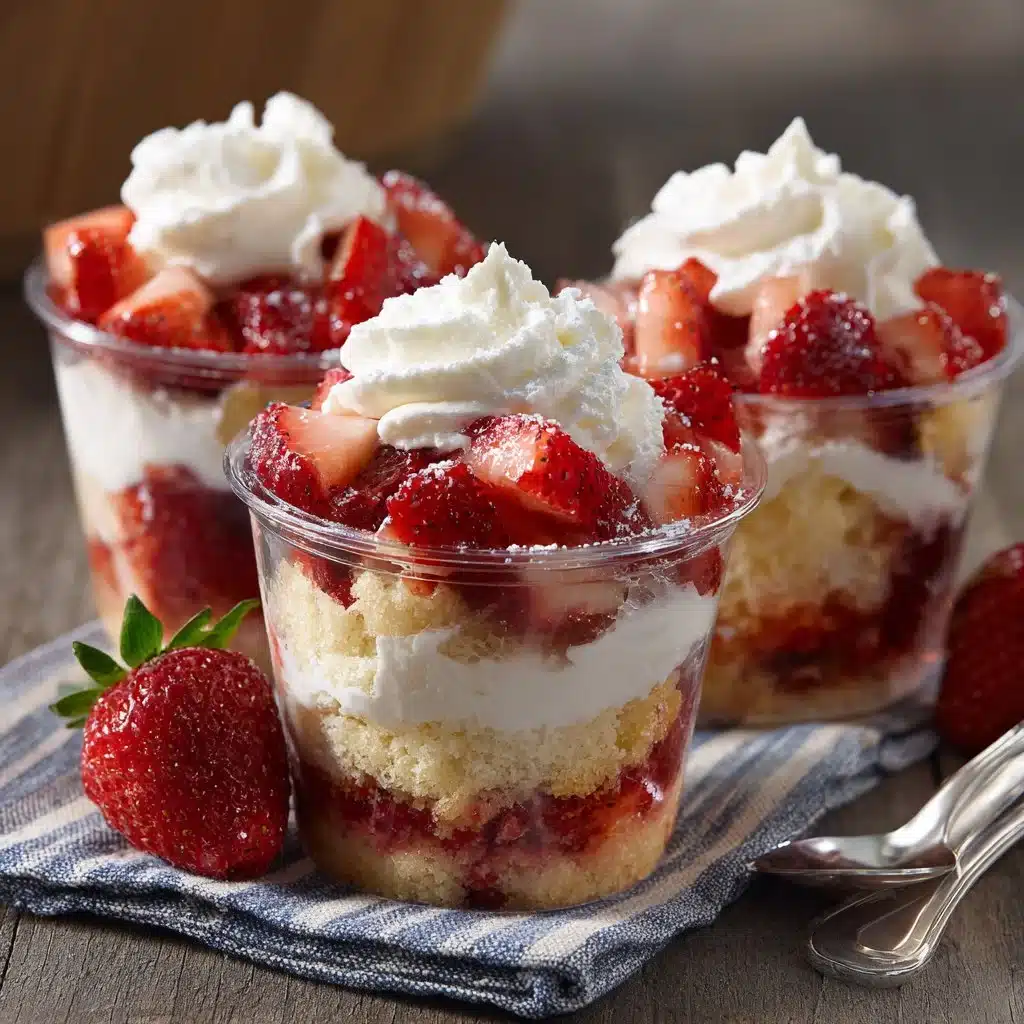Delightful Quick Strawberry Shortcake Cups