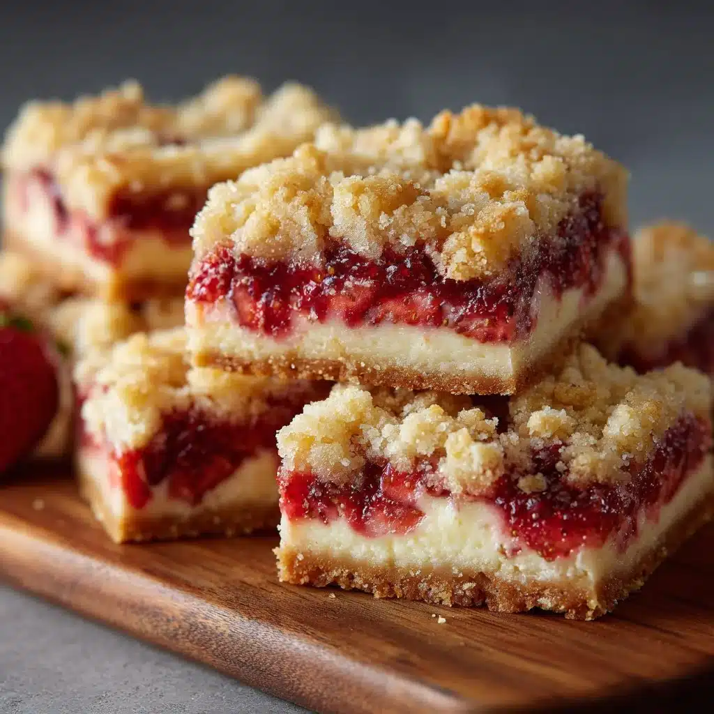 Strawberry Cheesecake Crumb Bars 4 Strawberry Cheesecake Crumb Bars