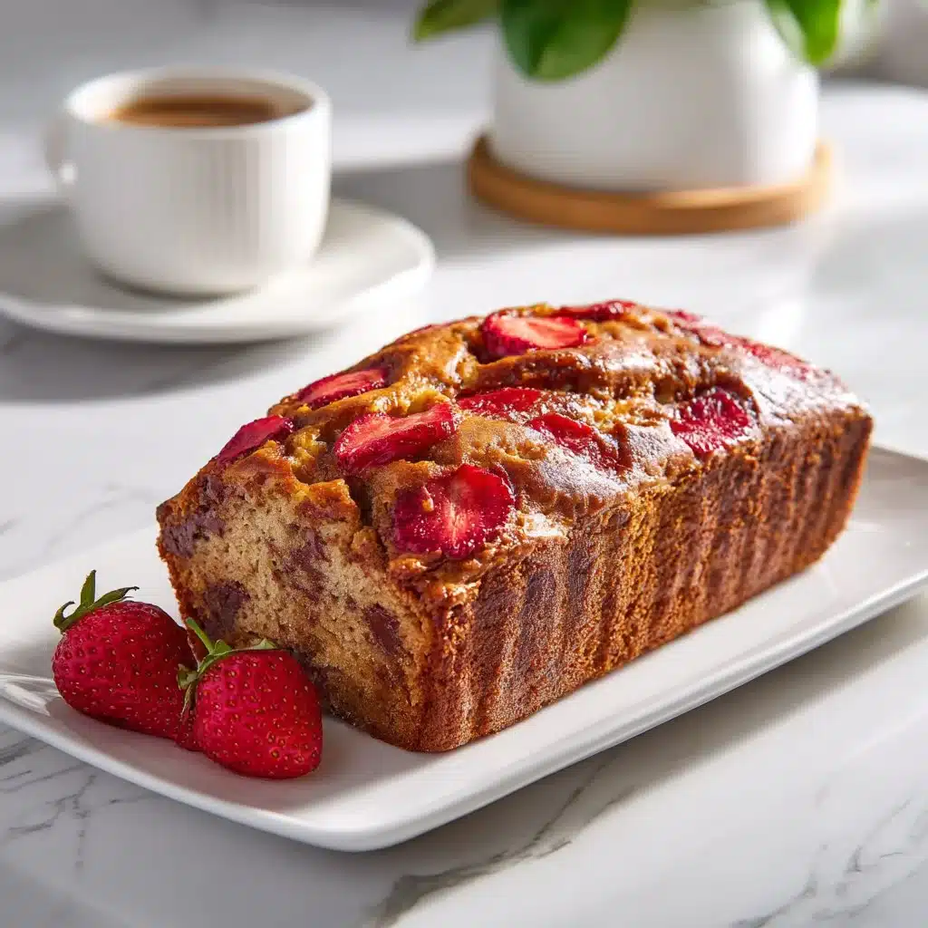 Strawberry Chocolate Banana Bread