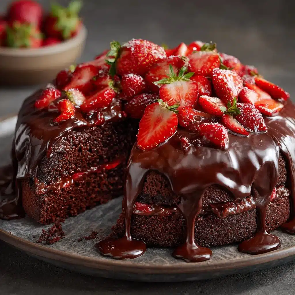 Delicious Chocolate Strawberry Cake Recipe 4 Chocolate Strawberry Cake