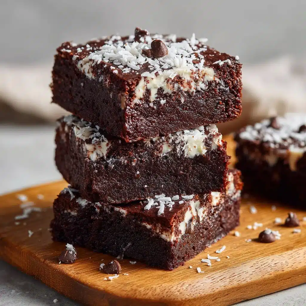 Coconut Cream Brownies