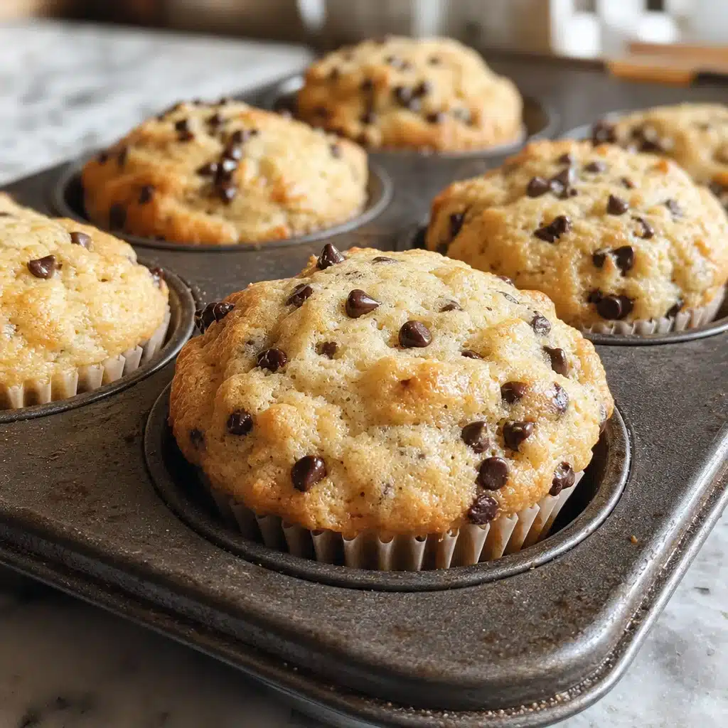 Fluffy Chocolate Chip Muffins