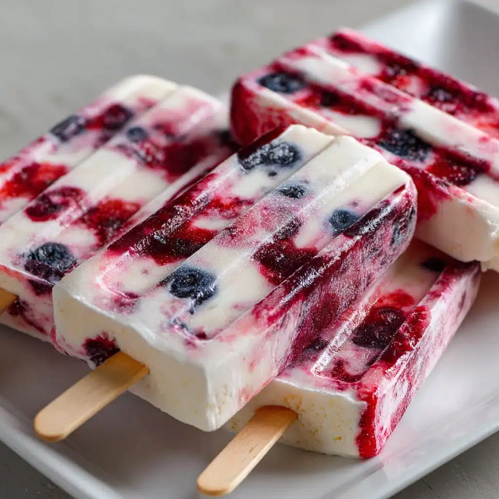 Home Page 7 Delicious Greek yogurt popsicles in vibrant colors, perfect for a healthy summer treat.