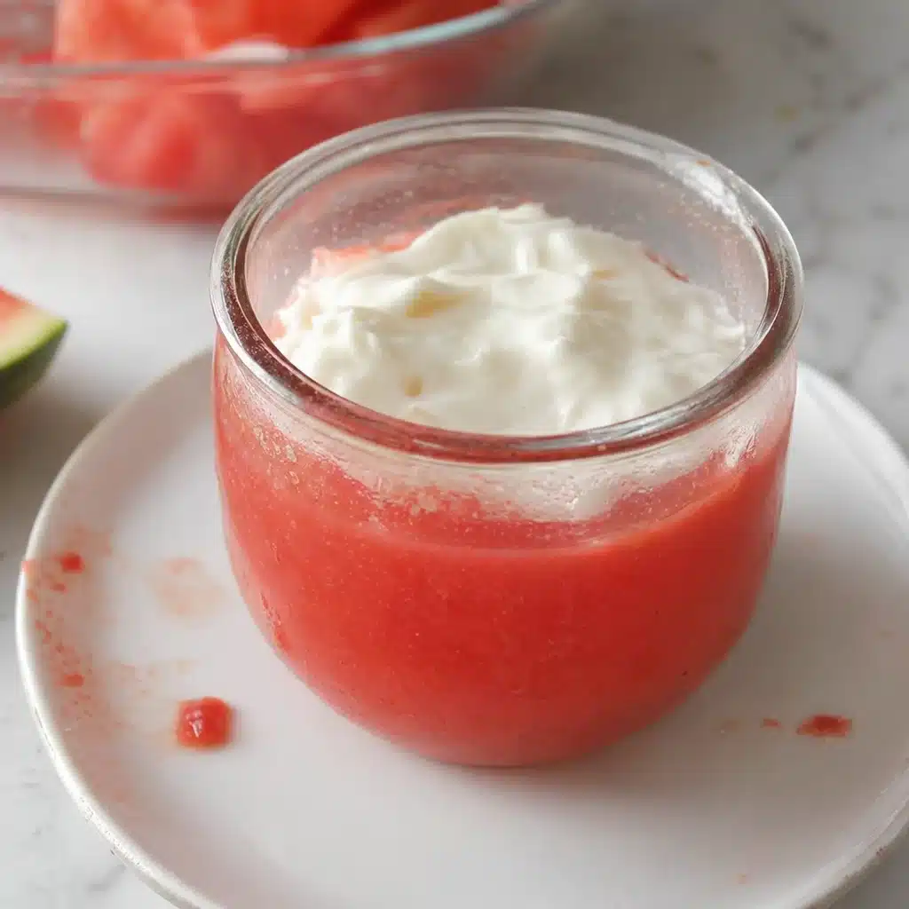 Homemade Sicilian Watermelon Pudding