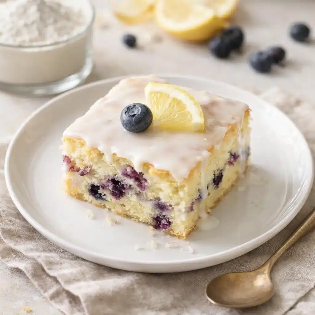 Home Page 5 Delicious lemon blueberry sheet cake with fresh blueberries and zest