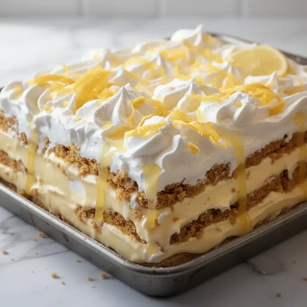 No-Bake Lemon Eclair Cake