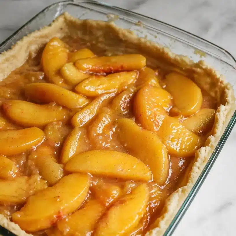 Peach Slab Pie