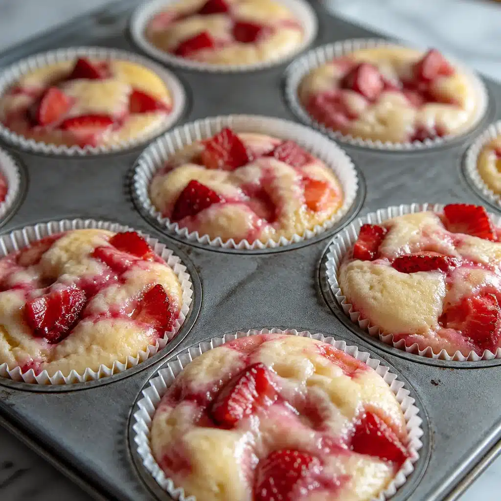 Strawberry Cheesecake Muffins