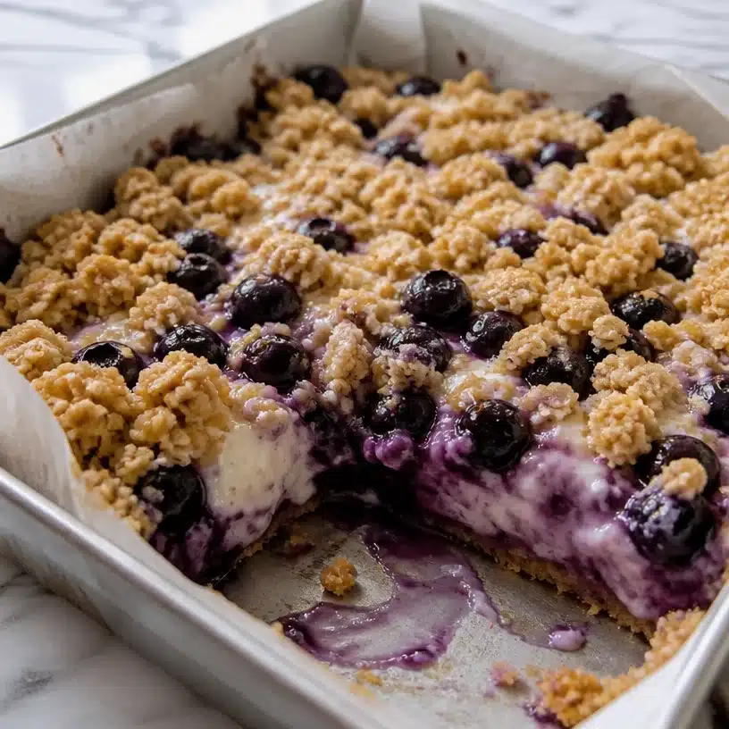 Blueberry Cream Cheese Bars