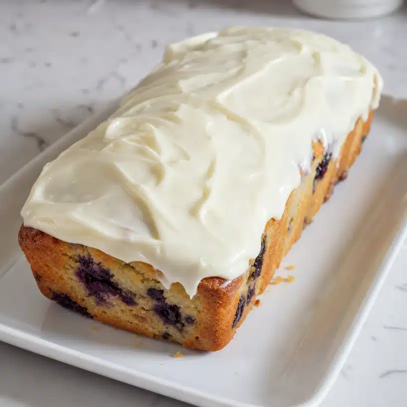 Blueberry Lemon Cake with Cream Cheese Frosting 4 Blueberry Lemon Cake with Cream Cheese Frosting