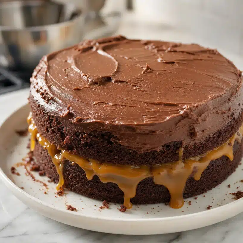 The Ultimate Chocolate Caramel Cake Recipe 4 Chocolate Caramel Cake