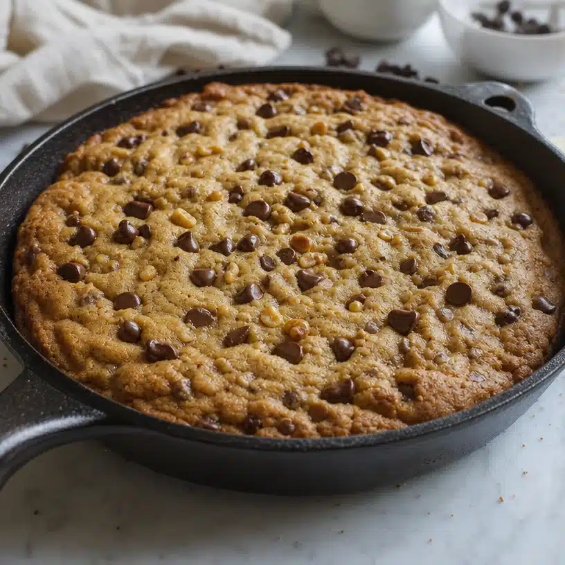 Irresistible Chocolate Chip Skillet Cookie Recipe 4 Chocolate Chip Skillet Cookie