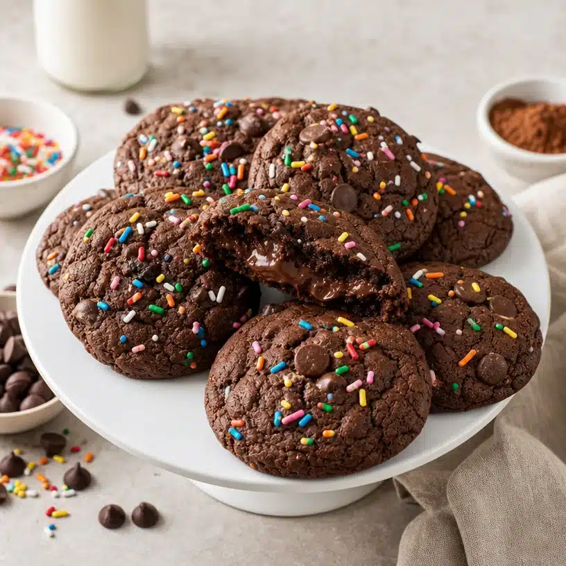 Colorful Cosmic Cookies fresh from the oven, ready to be enjoyed