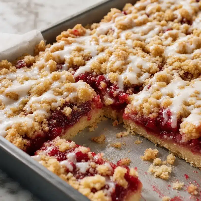 Cranberry Crumble Bars