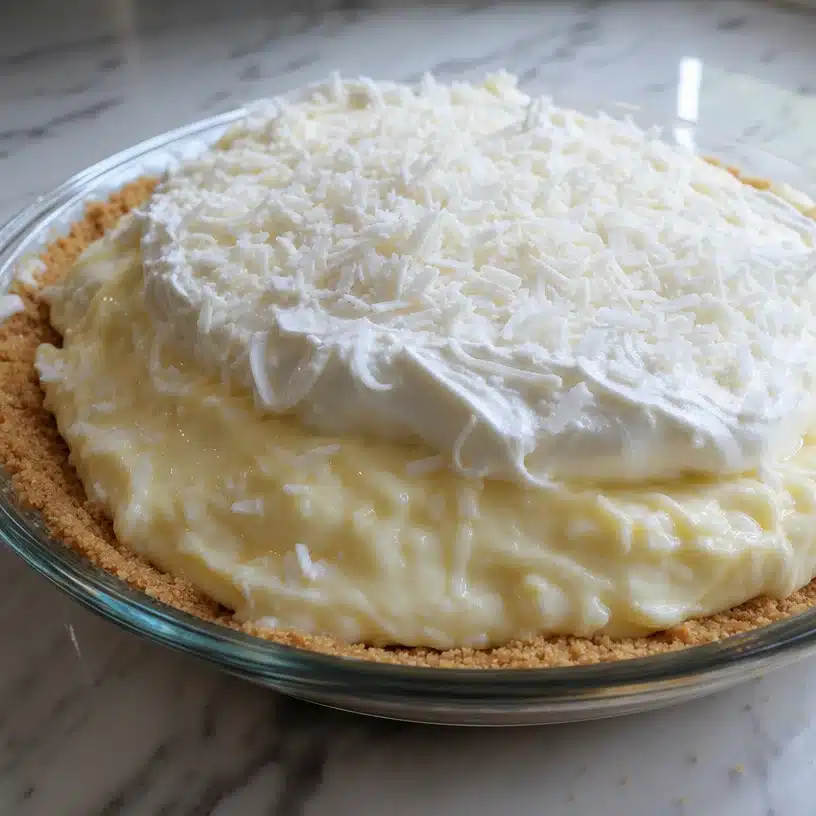 Easy No Bake Coconut Cream Pie
