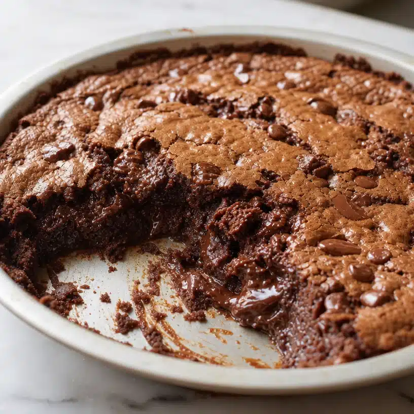 Gooey Brownie Pie