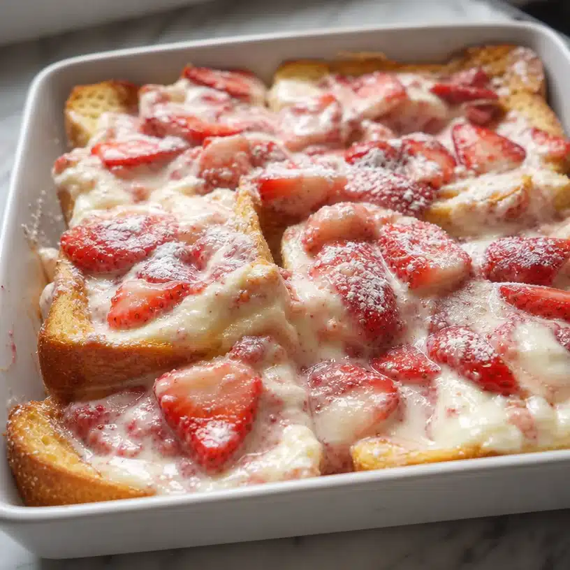 Strawberry Cheesecake French Toast
