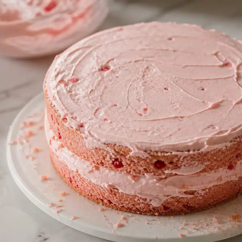Vintage Maraschino Cherry Cake