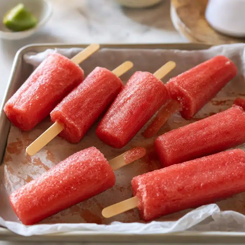 Watermelon Ice Pops